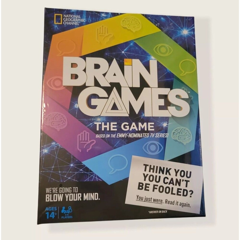 National Geographic Channel Brain Games The Game Board Game NEW SEALED